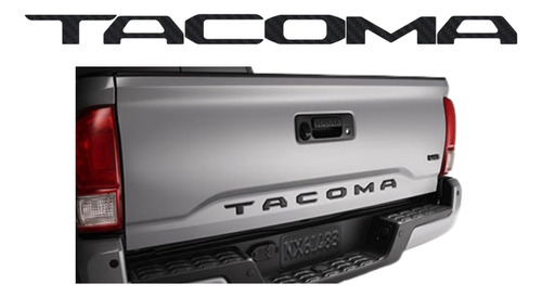 Sticker Bl Letras Tacoma Para La Tapa Fibra De Carbono 2024