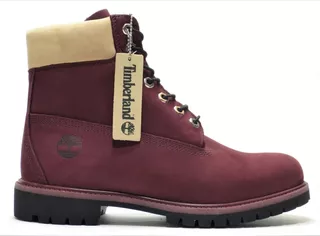 Botas Timberland Premium 6 Wp Vino Caballero Tb0a2m1kc60 J