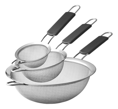 Filtro De Malla Antifugas Para Utensilios De 3 Piezas
