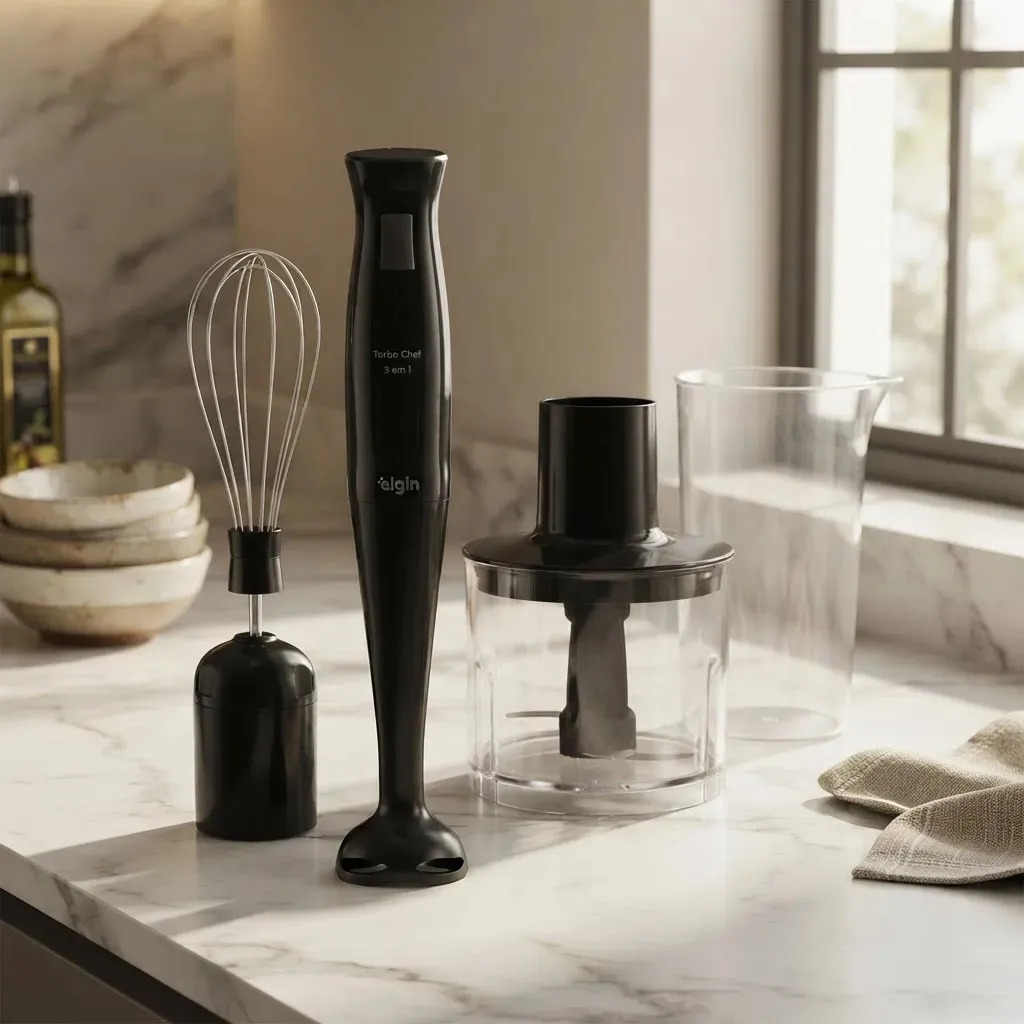 Mixer Vertical Turbo Chef Elgin 3 Em 1 200w Preto 110v Preto 127v