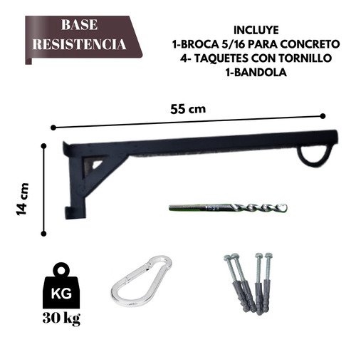 Base Soporte Para Costal De Box 55cm Saco De Boxeo Karate
