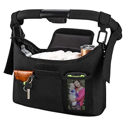 Universal Stroller Organizer With Double Cup Holder ...