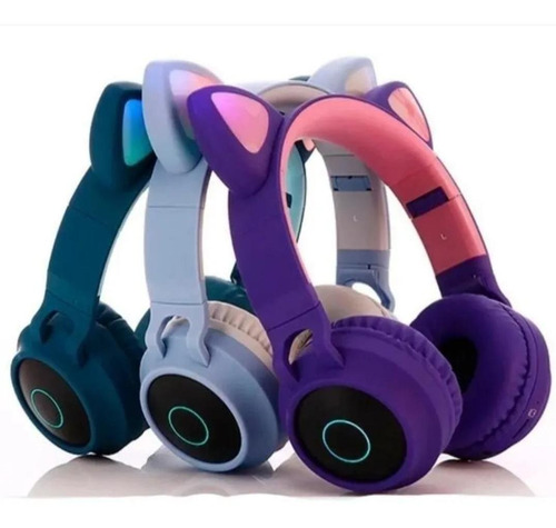 Audífono Orejas Gato Bluetooth, Radio Fm,+accesorio Celular