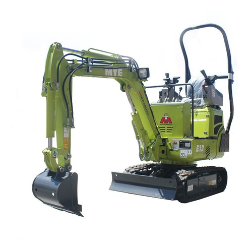 Miniexcavadora 1 Tonelada 11 Hp Yuchai E12 Canopy