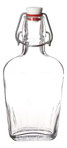 Matraz De Bolsillo Fiaschetta Vidrio 250 Ml Transparente