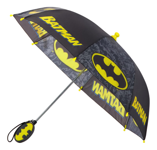 Dc Comics Paraguas Para Niños, Ropa De Lluvia Batman Para Ni