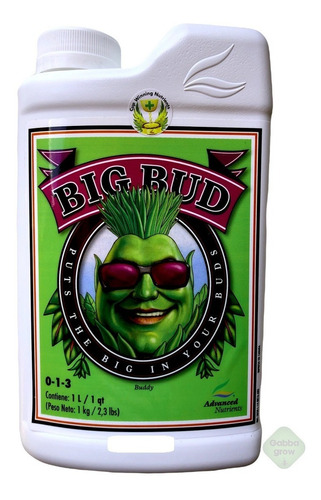  Advanced Nutrients Big Bud Floración 1 L Gabba Grow Olivos