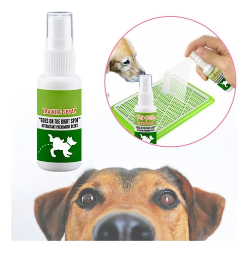Spray Entrenador Para Baño Mascotas Perros Cachorros