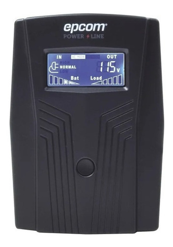 Imagen 1 de 4 de UPS Epcom EPU850LCD 850VA entrada y salida de 100V - 110V - 120V negro