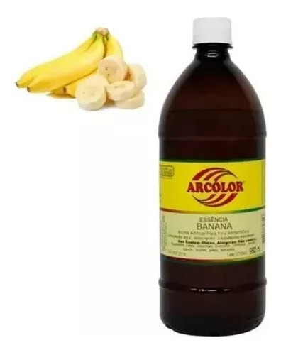 Essência Alimentícia Sabor Banana Arcolor 960ml 