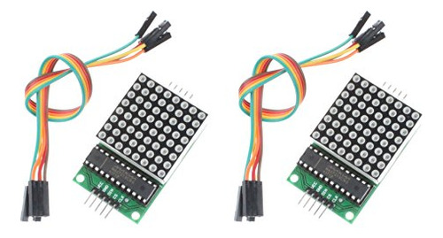 Módulo De Matriz De Puntos Noyito Max7219, Módulo De Microco