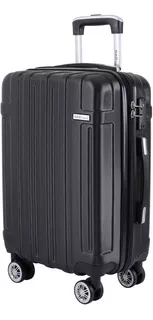 Valija SAS Travel 40.1000S.3 40cm de ancho x 65cm de alto x 26cm de profundidad color negro