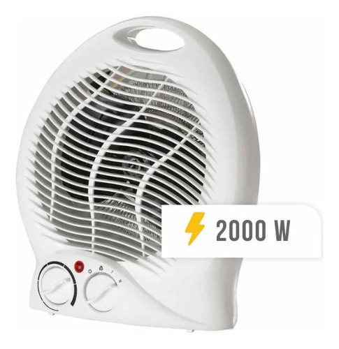 Estufa Caloventor Con Termostato 2 Niveles Tower