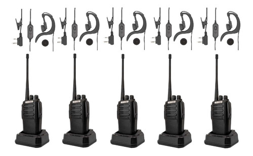 5 Radios Uhf Vhf Pro3000 16 Ch C Kenwood Motorola Color Negro