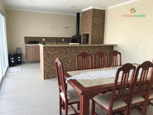 Imagem 3 de 23 de Lindo Sobrado Em Condomínio Horizontes De Sorocaba - So0025