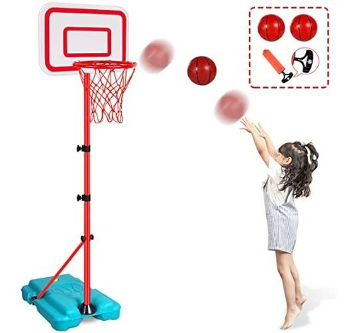 Aro De Baloncesto Para Niños Altura Ajustable   | Cuotas sin  interés