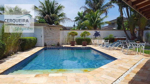 Casa Residencial À Venda, Acapulco, Guarujá. - Ca0478