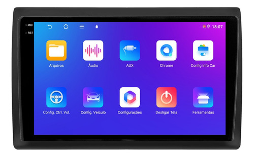 Central Multimidia Fiat Stilo 9p Carplay 4gb 64gb Android 14