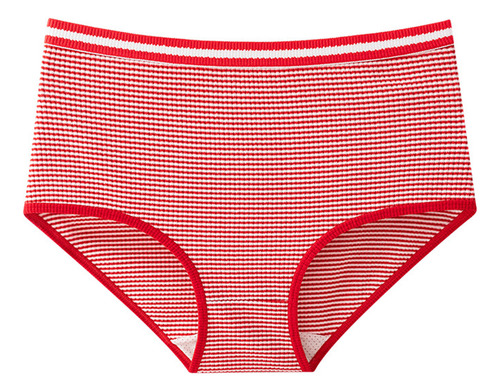 Calzoncillos K Para Mujer, Cintura Alta, Grandes, A Rayas De