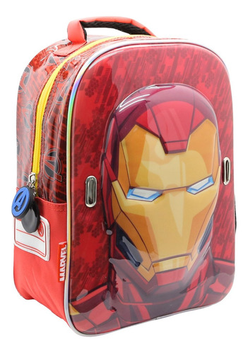 Mochila Iron Man +mascara Cresko Infantil 12 Pulgadas