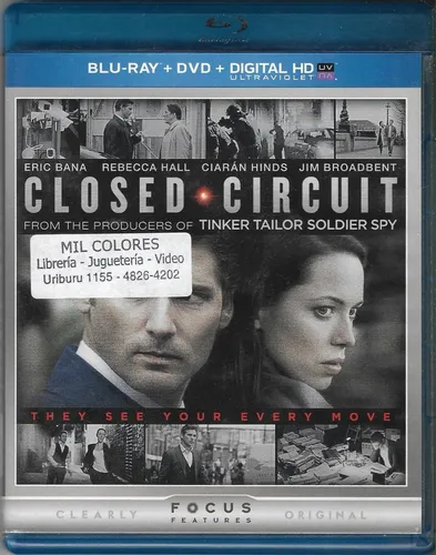 Closed Circuit Bluray Eric Bana Rebecca Hall Ciarán Hinds (Usado)