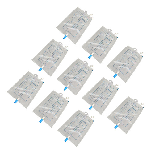 Bolsa Reutilizable De Drenaje De Orina De 1000 Ml 10 Pcs
