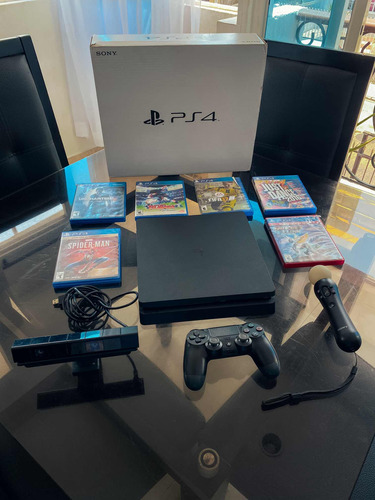 Remato! Ps4 Play Station 4 500gb 6 Juegos Fisicos, Muy Buen 