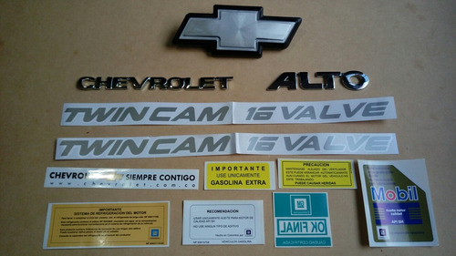 Chevrolet Alto Emblemas Y Calcomanias 