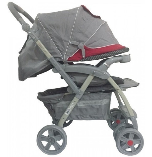 Coche Niño Bebé Reversible Maxbaby Cubretodo Rojo Rosa Negro