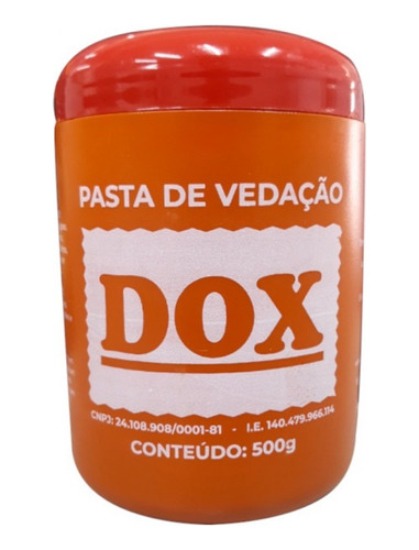 Pasta Dox Para Vedação Rosca Vegetal 500g