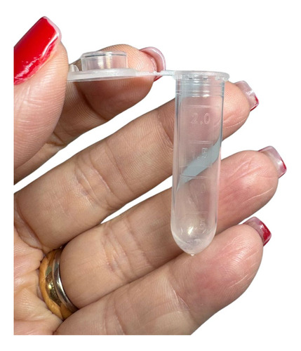 Microtubo 2,0ml Incolor Com Graduação Labor - 1000 Unidades