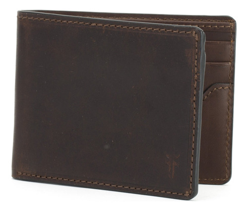 Frye Billetera Logan Slim Id Para Hombre, Marron Oscuro