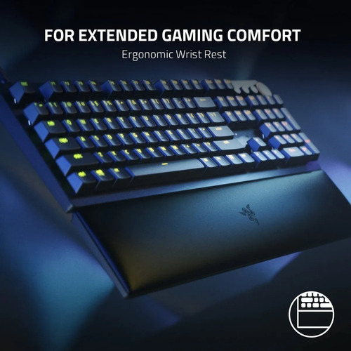 Imagen 2 de 7 de Razer Huntsman V2 Teclado Optomecanico Gamer Purple Clicky
