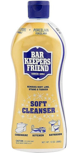 Bar Keepers Friend Soft Cleaner Fórmula Premezclada | 13 Onz