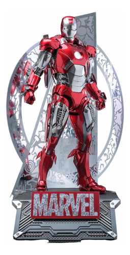 Hot Toys Iron Man Mark Vii D100 Disney 100 Mms696 1/6 Fpx