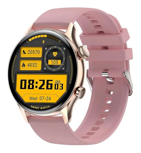 Colmi Smartwatch I30 Pink Silicone 1.36  Ip68 Android Ios 