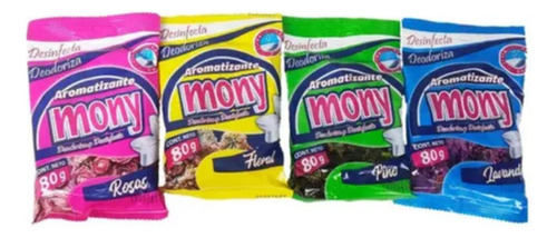 Pastilla Wc Desodorante Y Desinfectante Baño Mony 80gr 50 Pz