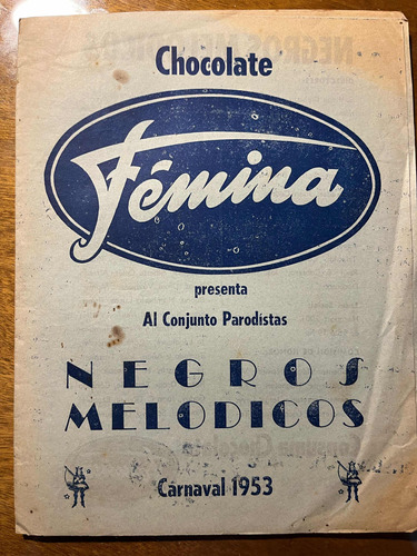 Repertorio De Parodistas Negros Melódicos Del Año 1953