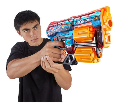 Imagen 5 de 8 de Pistola Lanza Dardos X-shot Skins Dread Diseños Graffiti Ed