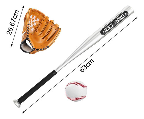 Jjj Juego De Bate De Béisbol Con Guante De Béisbol Y