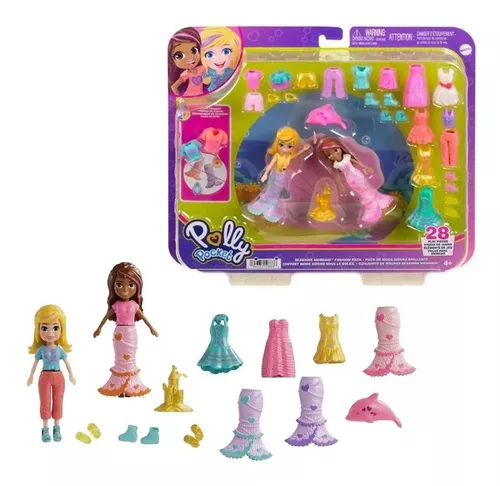 Polly Pocket Aventuras de Sereia, Mattel : .com.br