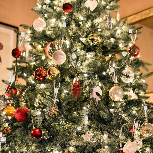 30 Ganchos En Forma De S Para Adornos De Navidad Plata
