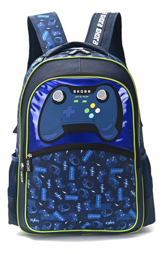 Mochila Infantil Escolar Diseño Joystick 18' Colegio Reforza