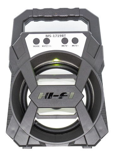 Parlante Bluetooth Portátil Luz Led Multimedia 8w Recargable