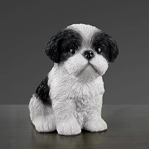 Besportble Shih Tzu Puppy Cute Dog Resin Figura 291ju