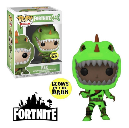 Funko Pop Rex Glow Target Exclusive Fortnite Brilla