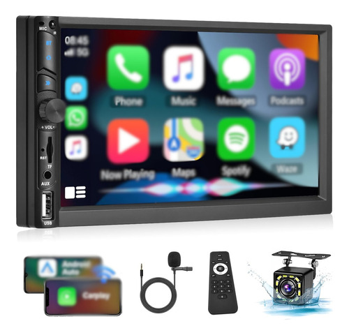 Autoestereo 7pul Bluethoo Compatible Car-play Android Camara