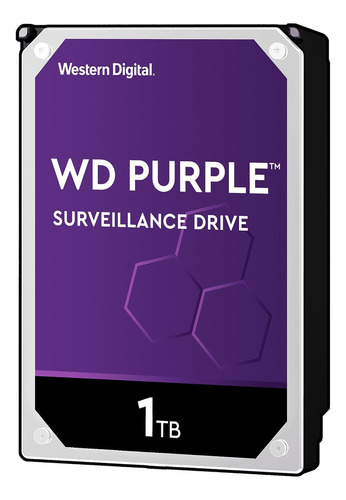 Imagen 1 de 8 de Disco Rígido 1tb Wester Digital Purple Wd Vigilancia Dvr