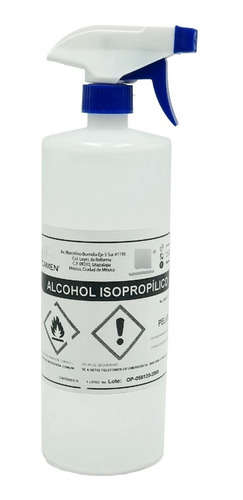 Alcohol Isopropilico 1 Litro 99.8% Puro
