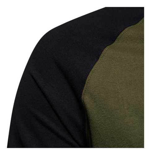 Camisetas Pactwork Casuales De Manga Larga Con Cuello En O P